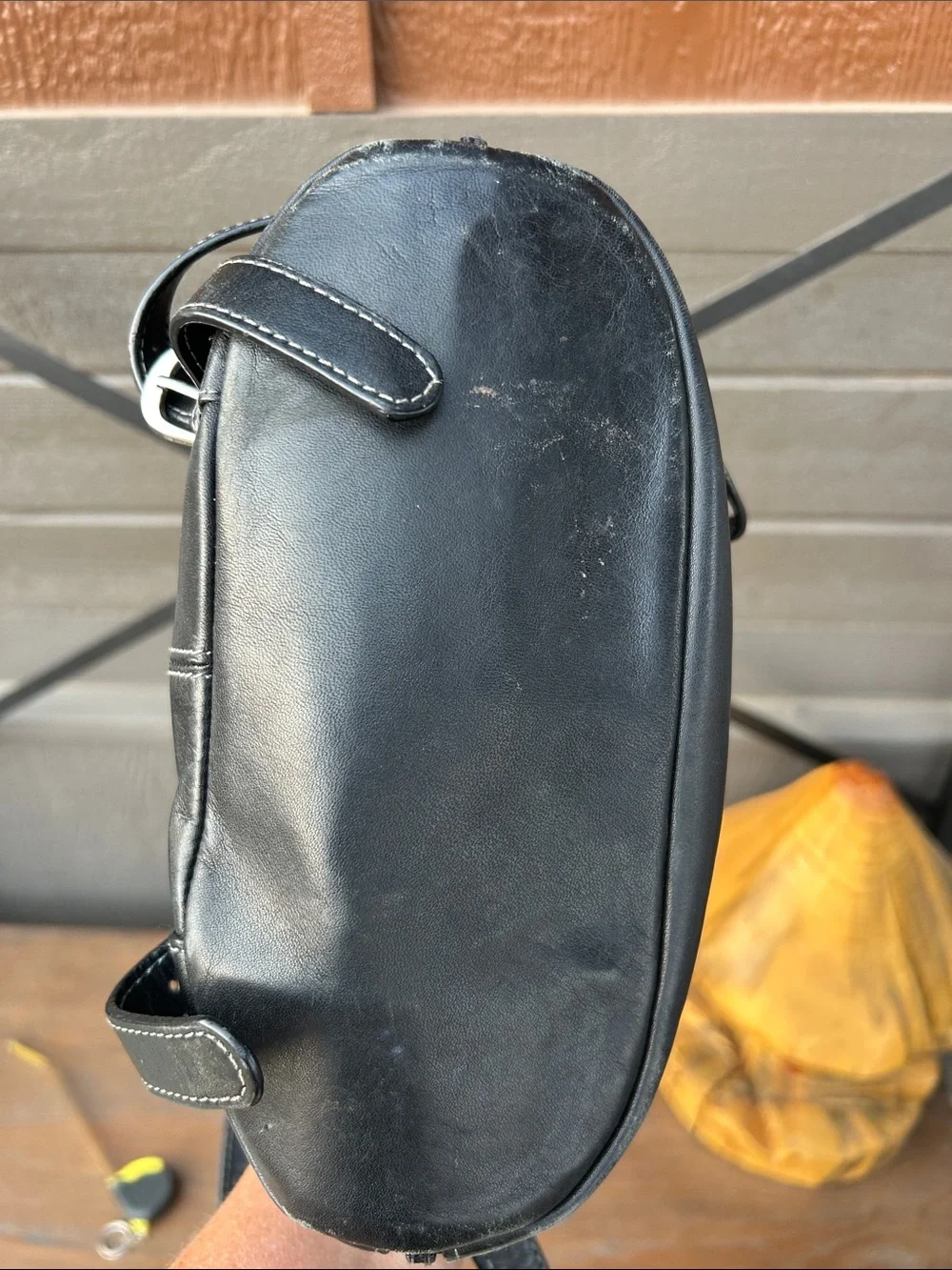 Tignanello Leather Black  Backpack